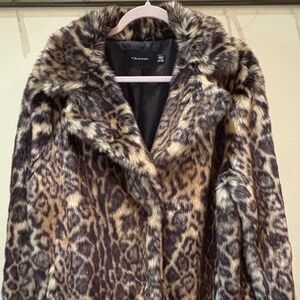 Tahari Faux Fur Coat